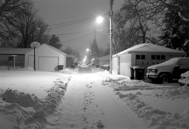 Alley in North Minneapolis